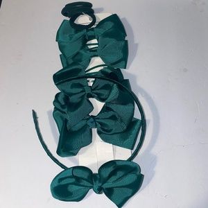 NWOT 13 Pieces Bow Hair Accessories Set Bow Hairpin, Hair Clips, Rubber Band